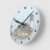 Ronde Phare de Cape Cod Horloge (Angle)