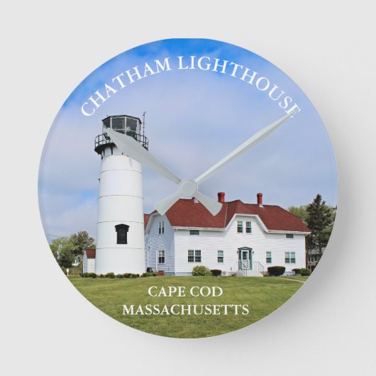 Ronde Phare de Chatham, horloge du Massachusetts de Cape (Recto)