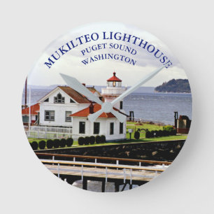 Ronde Phare de Mukilteo, horloge de Washington