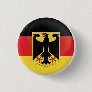 Ronde pictogramvlag Duitsland Ronde Button 3,2 Cm
