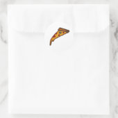 Ronde pizzasticker sticker (Tas)