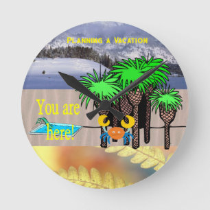 Ronde Planification d'une horloge de vacances