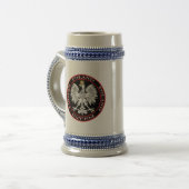 Ronde Poolse adelaar Bierpul (Voorkant links)