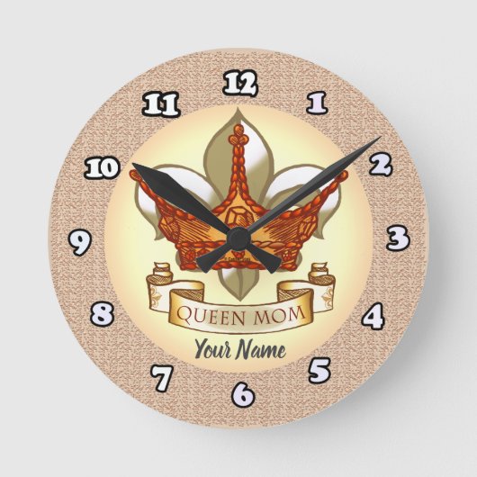 Ronde Queen Mom Horloge (Recto)