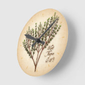 Ronde Quel est le thym ? Horloge (Angle)