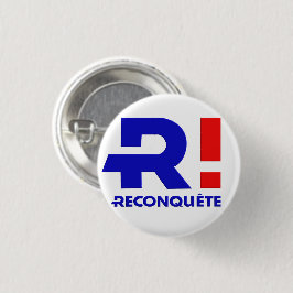 Ronde rand 32 mm, Zemmour President 2022 Button 3,2 Cm