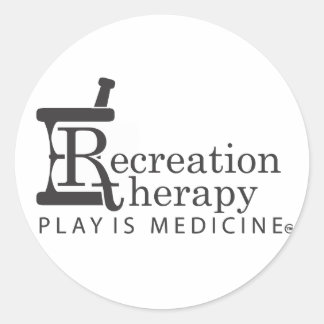 Ronde Recreatietherapie Sticker
