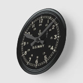 Ronde Rétro U.S. NAVY Horloge imitation (Angle)