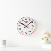 Ronde Robot ABC Horloge par Jerry Hunt (Maison)