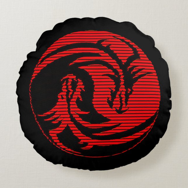 Ronde Rond Kussen (Voorkant)