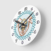 Ronde Saint-Esprit Mains Horloge chrétienne (Angle)