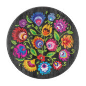 Ronde samenstelling Poolse folklore Snijplank (Voorkant)