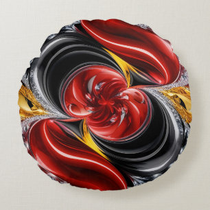 Ronde Sierkussen met Duitse kleuren Rond Kussen