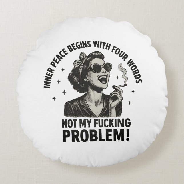 Ronde Sierkussen Rond Kussen (Voorkant)