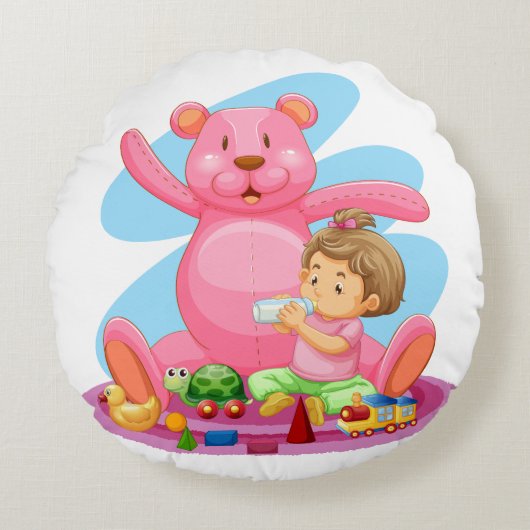 Ronde Sierkussen Rond Kussen (Voorkant)