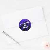 Ronde Sjabloon Sticker (Envelop)