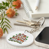 Ronde Sleutelhanger (Doodle - handgetekend) (Voorkant Rechts)