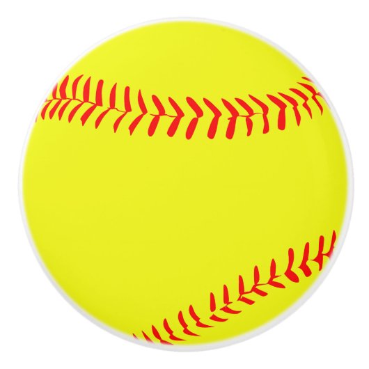 ronde Softball Knob-pullen Keramische Knop (Voorkant)
