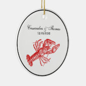 Ronde Sq lijsten  Keramisch Ornament (Rechts)