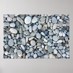 ronde steentextuur steenmineralen natuur grind poster