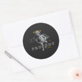 Ronde sticker (Envelop)