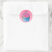 Ronde sticker Cup Cake Classic (Tas)