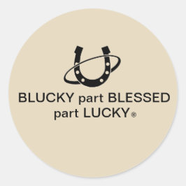 Ronde Sticker, Glanzend, Grote 3 duim (6per blad) Ronde Sticker