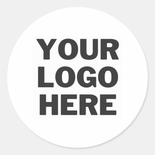 Ronde sticker label (Voorkant)