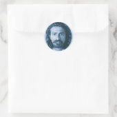 Ronde sticker Meher Baba (Tas)