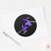 Ronde Sticker van Dual Iris-foto (Envelop)