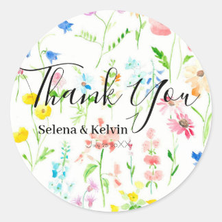 Ronde sticker van wilde collecties