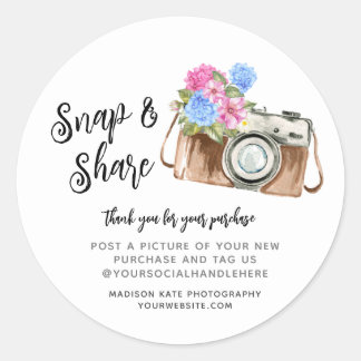 Ronde-sticker voor camera magnetisch & delen ronde sticker