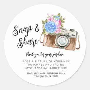 Ronde-sticker voor camera magnetisch & delen ronde sticker