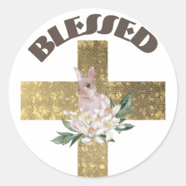 Ronde sticker zonder zegen