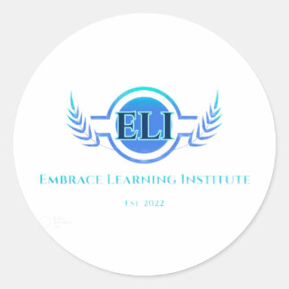 Ronde Stickers - Embrace Learning Institute Logo