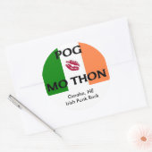 Ronde stickers - Gepersonaliseerd (Envelop)