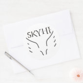 Ronde stickers - Gepersonaliseerd (Envelop)