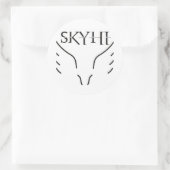 Ronde stickers - Gepersonaliseerd (Tas)