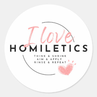 Ronde Stickers - Homiletics Heart