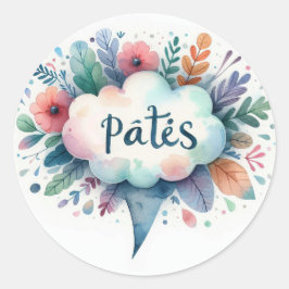 Ronde stickers (Pasen)