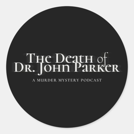 Ronde Stickers - Zwart (Voorkant)