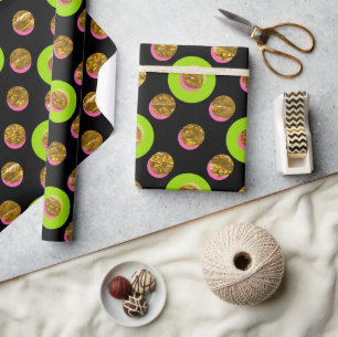 Ronde Sylinders Leuk Popping Cheer Cadeaupapier