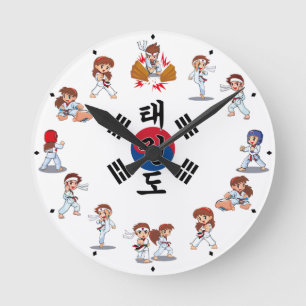 Ronde Taekwondo Horloge