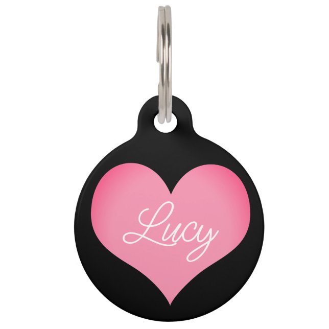 Ronde tag huisdierpenning (Voorkant)