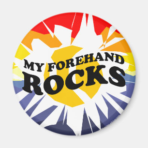 Ronde Tennis Magnets - met tennisballdesign Magneet