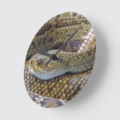 Ronde Thème serpent Acrylique Mur Horloge (Angle)