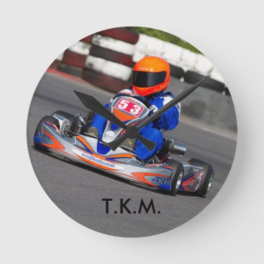 Ronde TKM karting horloge 100CC go kart (Recto)