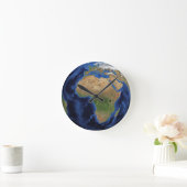 Ronde Tour de planète Terre horloge (Maison)