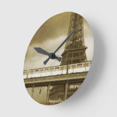 Ronde Tour Eiffel Horloge Vintage (Angle)