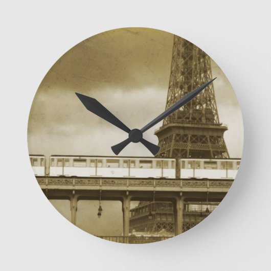 Ronde Tour Eiffel Horloge Vintage (Recto)